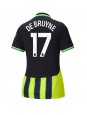 Manchester City Kevin De Bruyne #17 Auswärtstrikot für Frauen 2024-25 Kurzarm